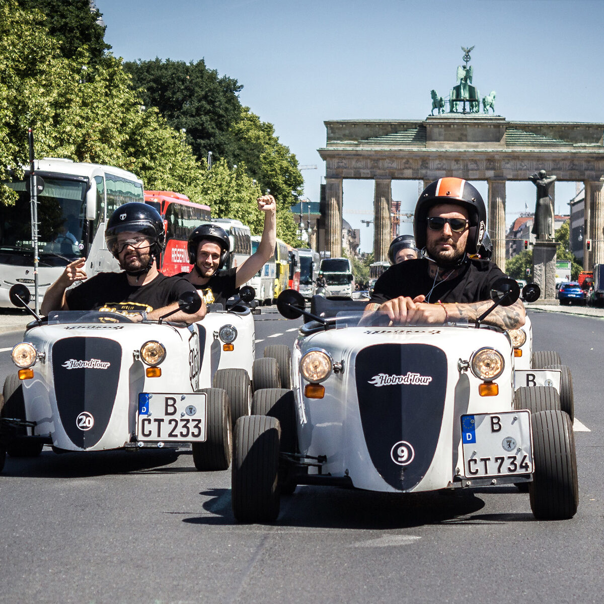 Brandenburger Tor Tour mit Hotrod Tour Berlin