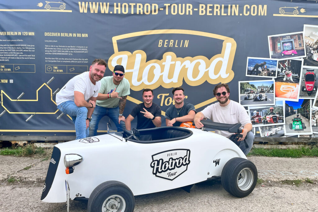Junggesellenabschied für Männer in Berlin: Hotrod Tour